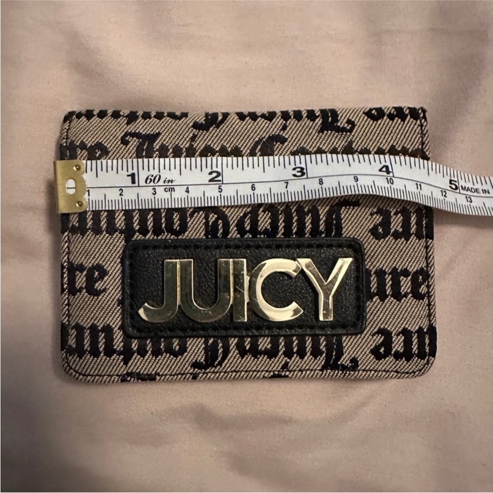 Juicy Couture Monogram Small Wallet Card Holder Y2K - Picture 10 of 11